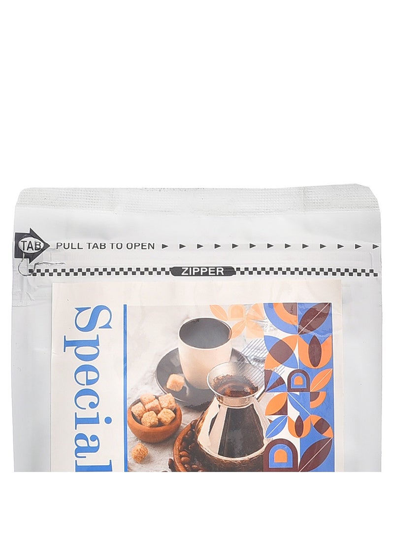 PrimeCaf - Special Blend & High Quality Turkish Coffee Arabica & Robusta, Light Roasted, with cardamom, 250 gm - Image 1