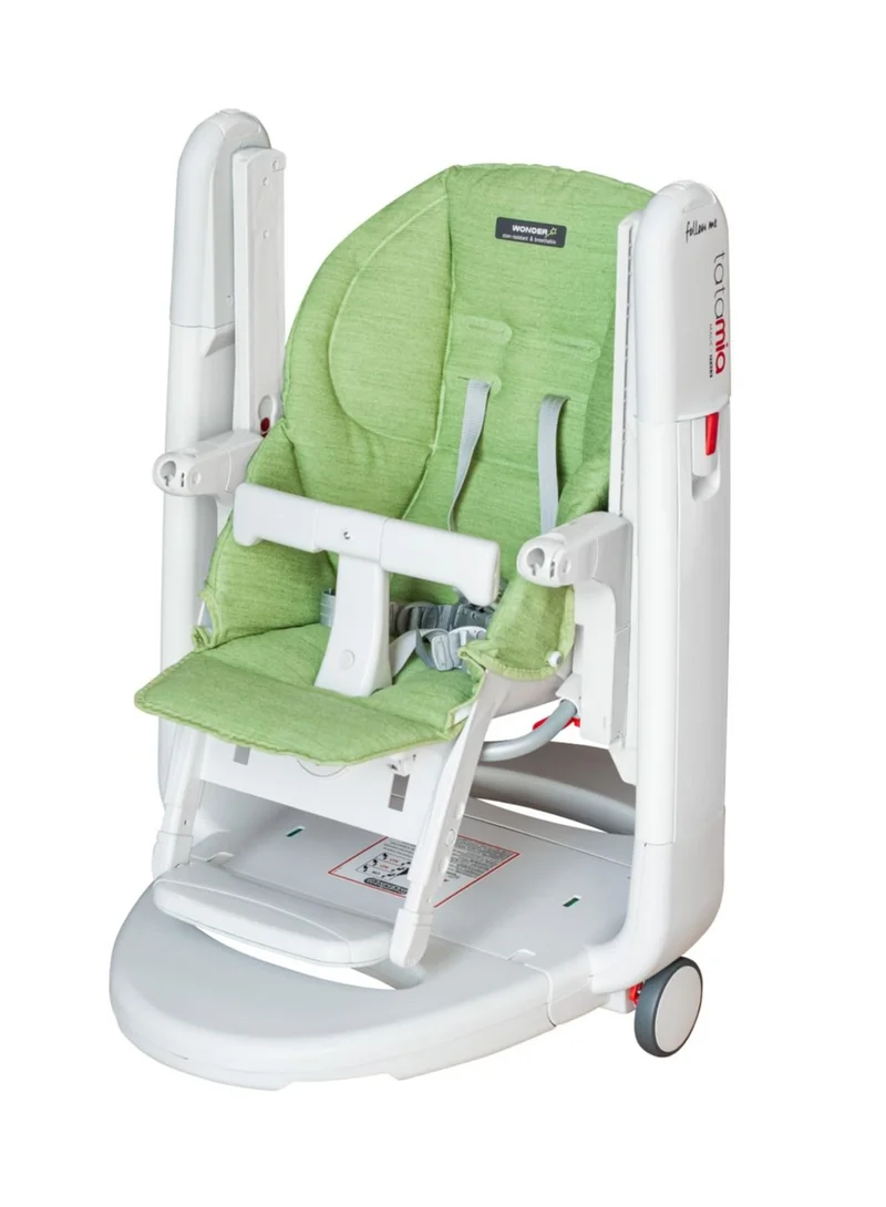 Peg Perego Tatamia Follow Me Ultra Compact Baby Recliner Swing And High Chair