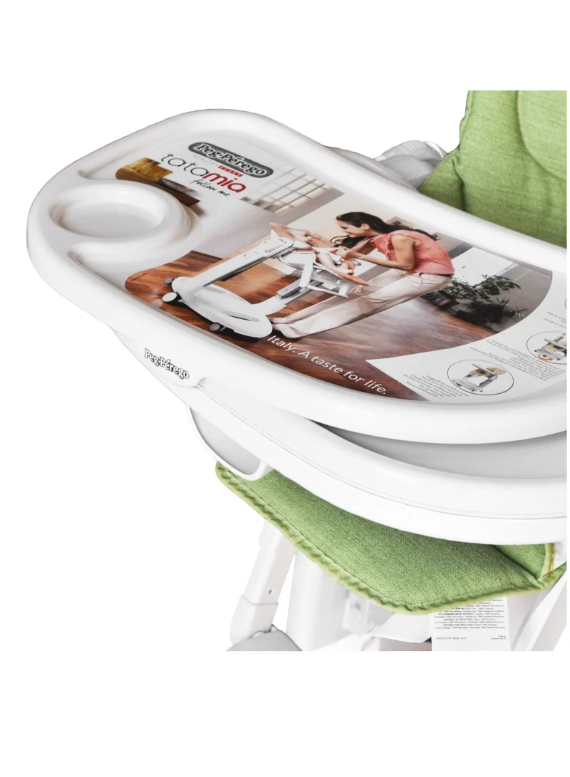 Peg Perego Tatamia Follow Me Ultra Compact Baby Recliner Swing And High Chair