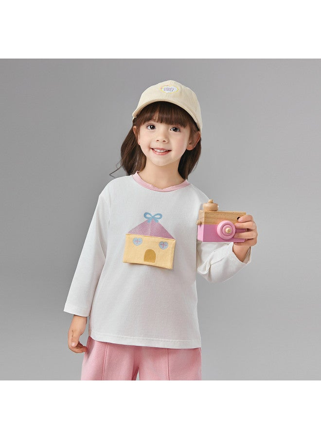 DEESHA 25 Spring/fall Baby & Toddler Girls' Long-sleeve Tee Cute Casual Top - Image 2