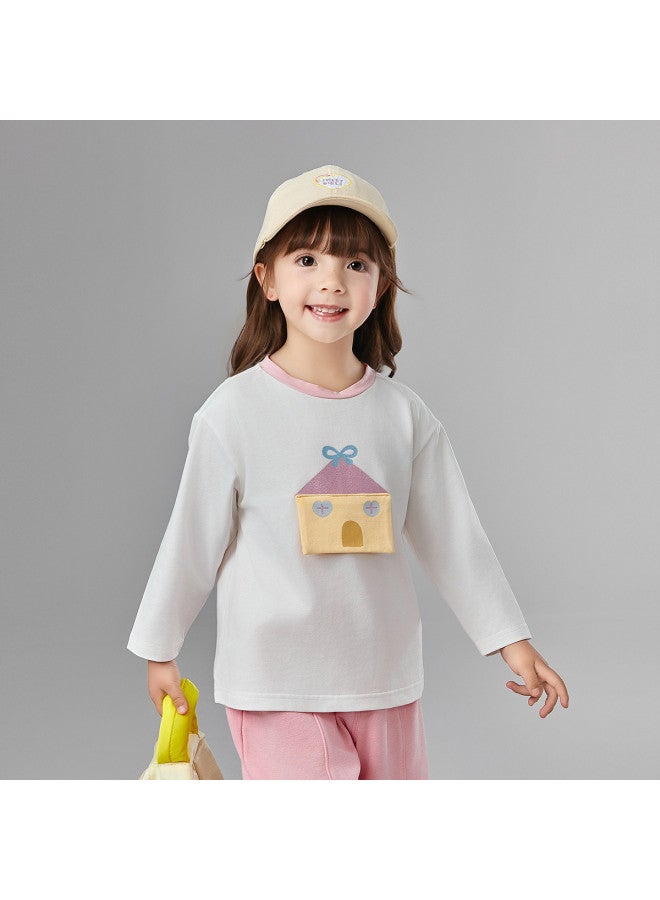 DEESHA 25 Spring/fall Baby & Toddler Girls' Long-sleeve Tee Cute Casual Top - Image 4