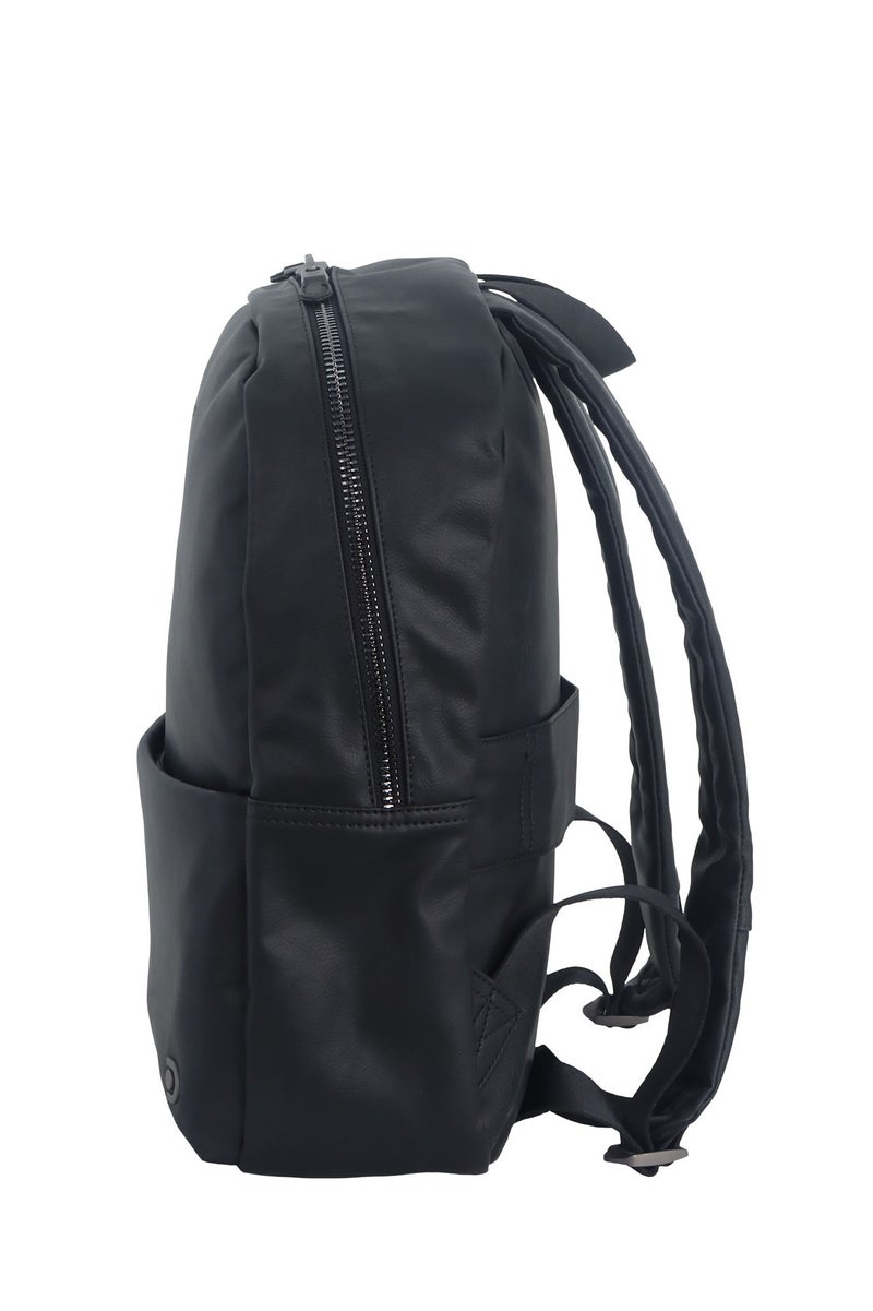 Discovery RFID Travel Laptop Backpack for Men & Women – Fits MacBook Pro 14", iPad Mini Pocket, Luggage Strap, Anti-Theft, Stylish & Durable Work Bag Black. - Image 3