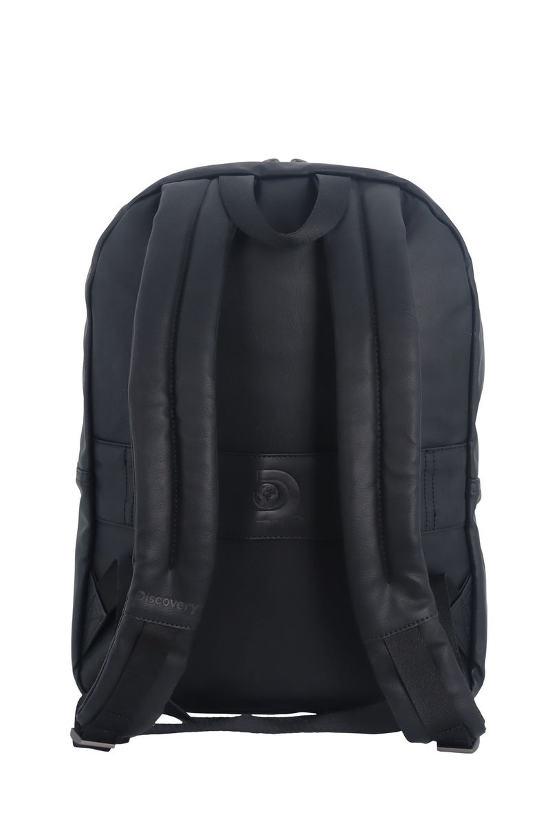 Discovery RFID Travel Laptop Backpack for Men & Women – Fits MacBook Pro 14", iPad Mini Pocket, Luggage Strap, Anti-Theft, Stylish & Durable Work Bag Black. - Image 4