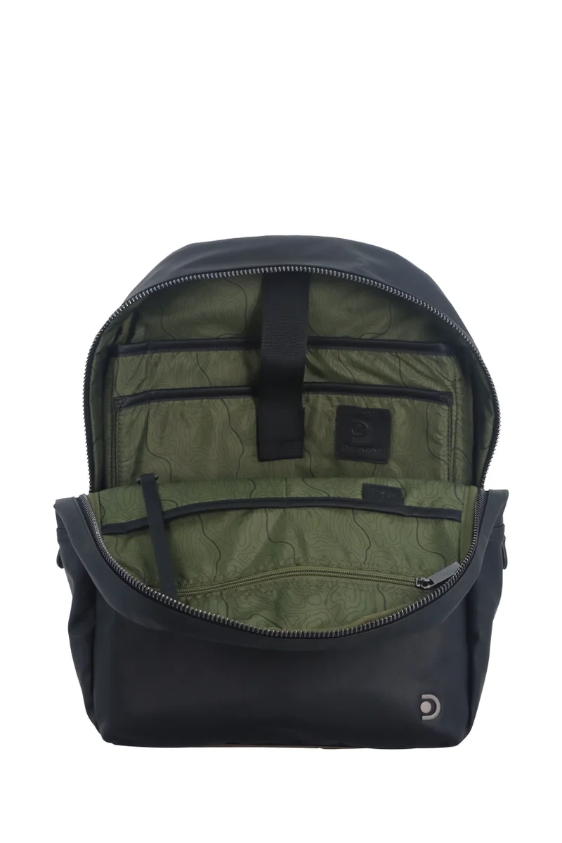 Discovery RFID Travel Laptop Backpack for Men &amp; Women – Fits MacBook Pro 14", iPad Mini Pocket, Luggage Strap, Anti-Theft, Stylish &amp; Durable Work Bag Black.