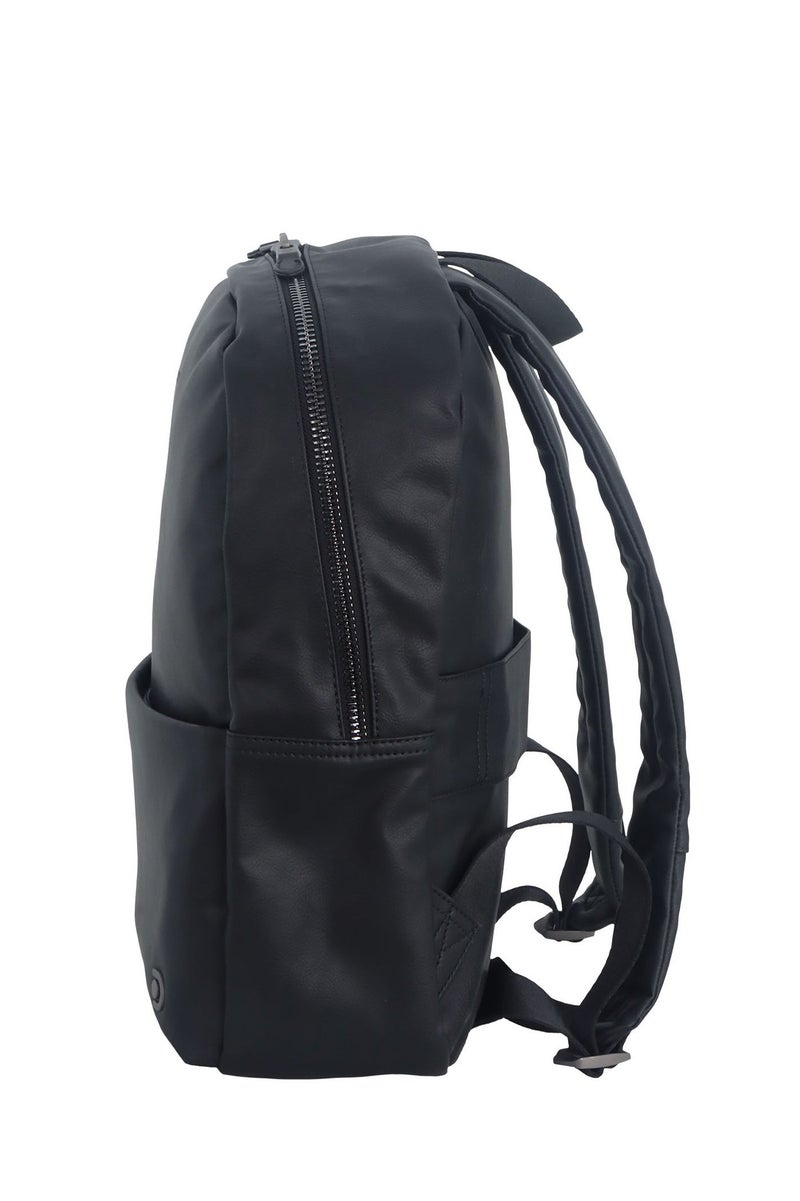 Discovery RFID Travel Laptop Backpack for Men & Women â€“ Fits MacBook Pro 14", iPad Mini Pocket, Luggage Strap, Anti-Theft, Stylish & Durable Work Bag Black. - Image 4