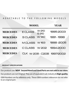 DNC Auto Part Radio Button Cover For Mercedes E Class W210  - Image 5