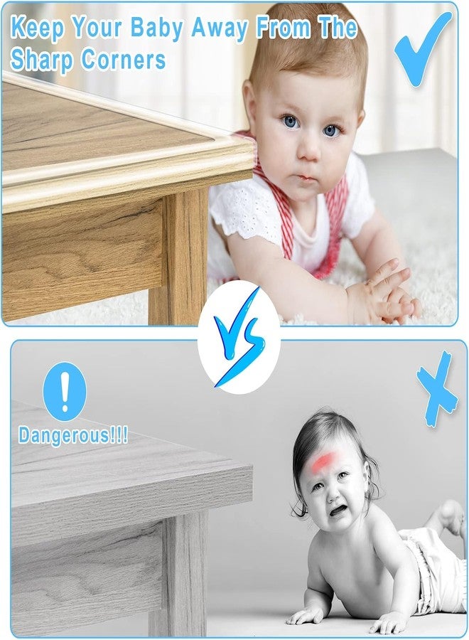 EKDHRA ENTERPRISE EKDHRA 6-Meter Edge Protector, Baby Proofing Edge Protector Strip for Baby, Child Proof Table Edge Protectors Guards Safety Bumper Cover for Furniture Desk Crib Gate Bed Wall Soft Silicone - Image 2