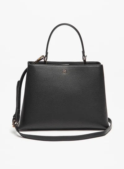 Flora Bella By Shoexpress Women Textured Tote Bag with Magnetic Closure and Double Handle