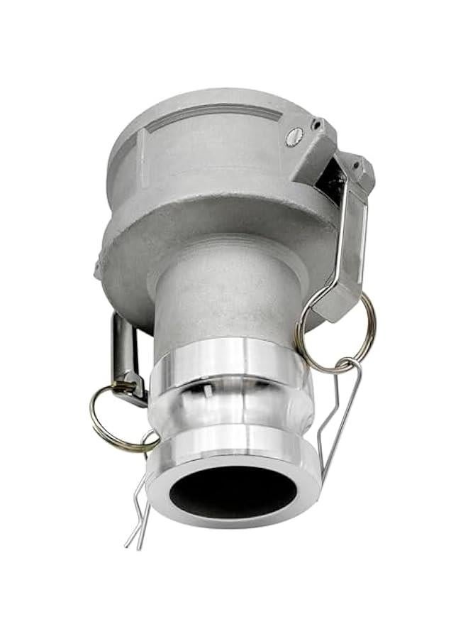 Arabest DA3020 Aluminum Global Type DA Cam Groove Hose Fitting, Female Camlock Male (3 to 2) - Image 3