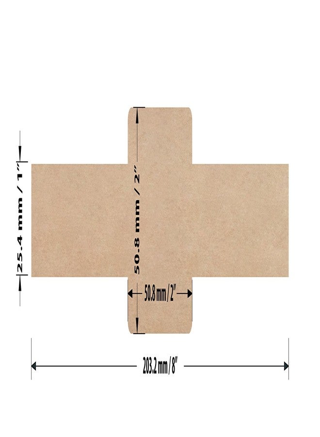 Mr-Label 1”×8” Printable Natural Kraft Brown Wrap Label - Cigar Band Label - for Handmade Lotion Bars Bath Bombs | Gift Label - for Inkjet/Laser Printer (25 sheets/125 Labels) - Image 4