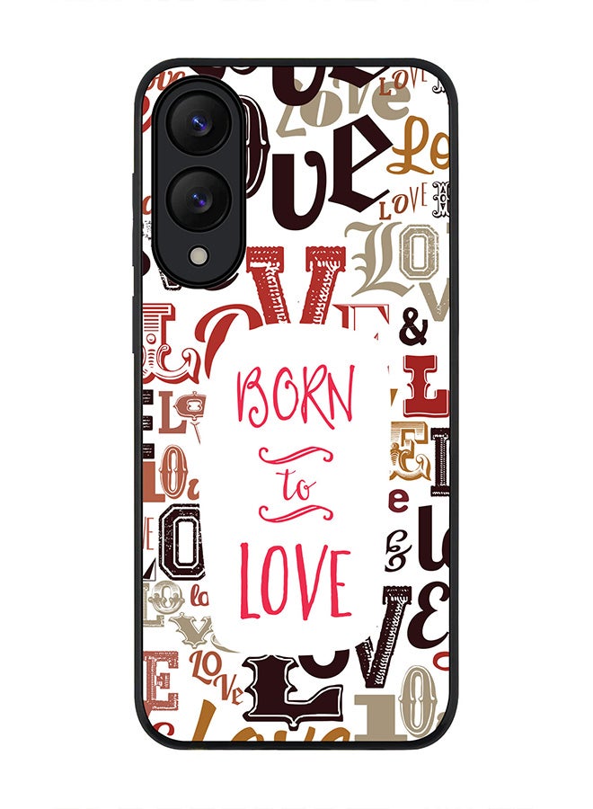 Stylizedd For Samsung Galaxy S25 Edge Case,Slim fit Camera Protection, Shockproof Thin Phone cover  - Born To Love