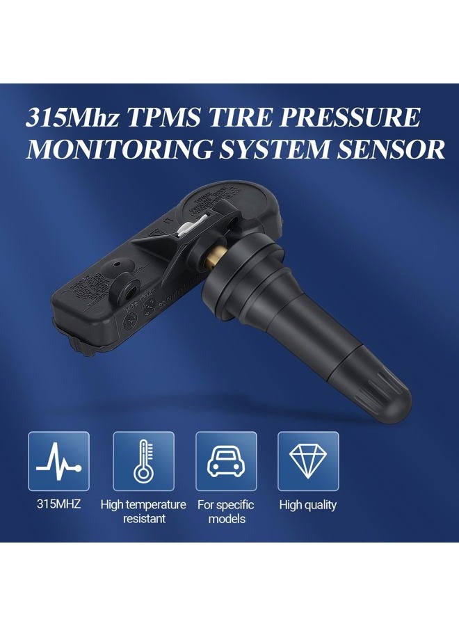Yikesai TPMS Sensor GM, Tire Pressure Monitoring System Sensor 315MHZ Compatible for Chevy Silverado GMC Cadillac Buick Pontiac - Replaces# 13586335 13581558 13598771 13598772, 4pcs - Image 2