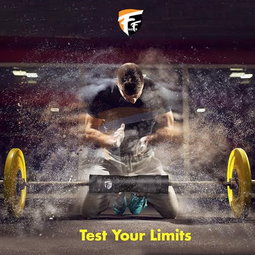 FirstFit Barbell Squat Pad, Neck & Shoulder Protective Pad, Weight Cushion, Sponge for Hip Thrusts & Lunges, Fits Olympic Bars with Safety Fixing Straps Barbell Pad 17.5 Inch - Image 5