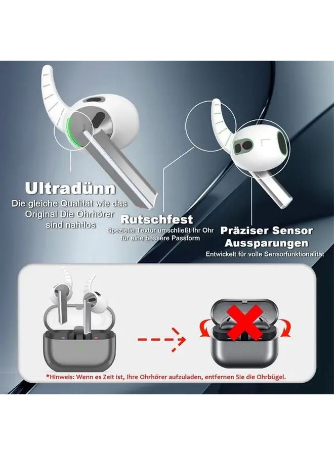 5 Pairs Silica Gel Ear Tips For Samsung Galaxy Buds3 Wireless Headphones - Image 4