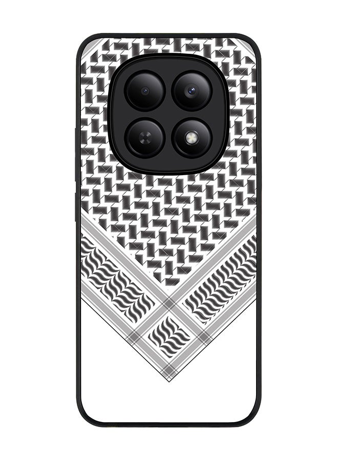 For Xiaomi Redmi Note 15 4G Case,Slim fit Camera Protection, Shockproof Thin Phone cover  - Victory Shemag(Black)