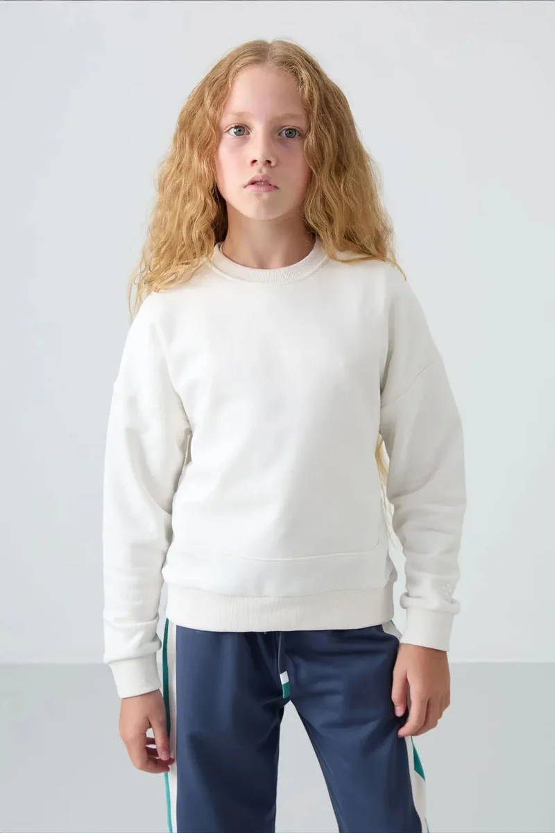 TOMMY Youth Unisex Cotton-Blend Sweatshirt