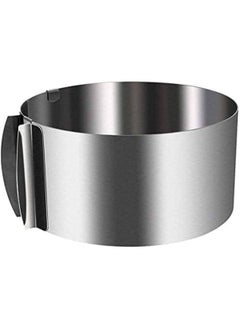 Scrolls Stainless Steel 6 to12 Inch Adjustable Cake Mousse Mould Cake Baking Cake Decor Mould Ring Cake Decorating Mould Baking Ring  - Image 1