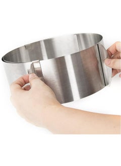 Scrolls Stainless Steel 6 to12 Inch Adjustable Cake Mousse Mould Cake Baking Cake Decor Mould Ring Cake Decorating Mould Baking Ring  - Image 4