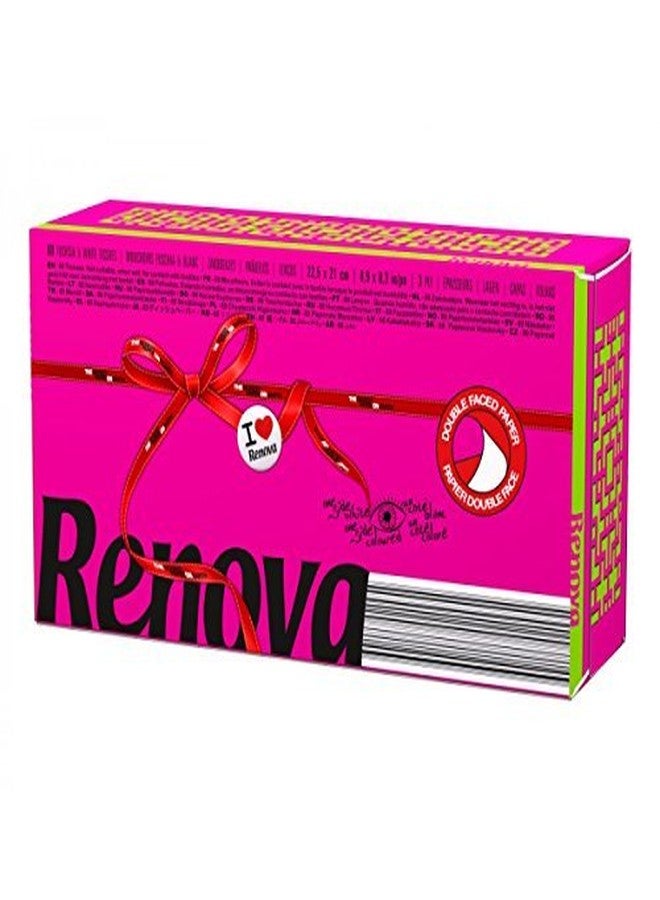 Renova Paper Facial Tissues - Fuchsia , 3 Ply , Extra-soft , Double Faced Tissues With One Side White , First Time In INDIA. - Image 2