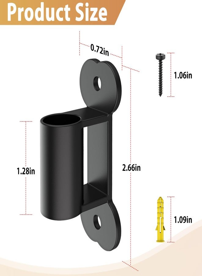 ForoGore 4 Pack Fence to Wall Anchor Compatible with FXW Dog Playpen, Dog Playpen Accessories for Yard, Fireplace, Doorways Indoor/Outdoor(Black) - Image 3