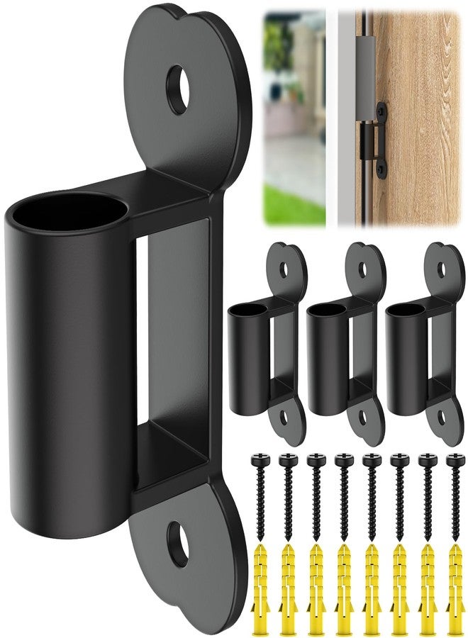 ForoGore 4 Pack Fence to Wall Anchor Compatible with FXW Dog Playpen, Dog Playpen Accessories for Yard, Fireplace, Doorways Indoor/Outdoor(Black) - Image 1