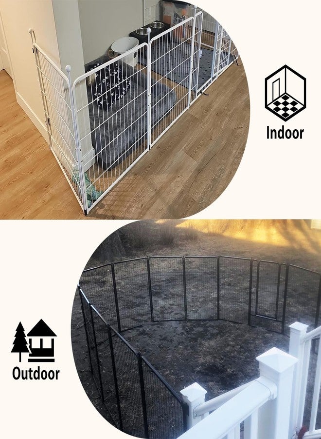 ForoGore 4 Pack Fence to Wall Anchor Compatible with FXW Dog Playpen, Dog Playpen Accessories for Yard, Fireplace, Doorways Indoor/Outdoor(Black) - Image 4