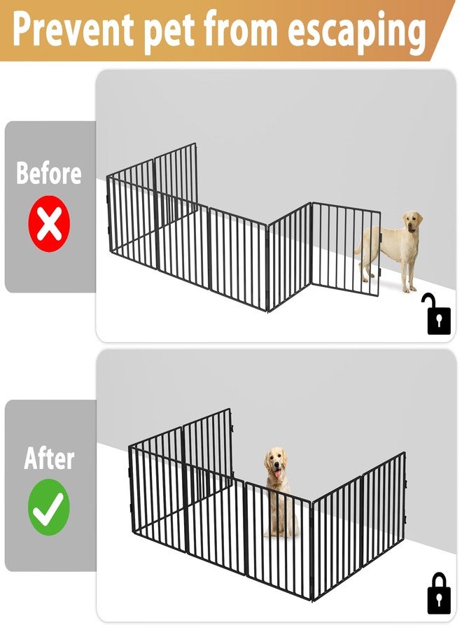 ForoGore 4 Pack Fence to Wall Anchor Compatible with FXW Dog Playpen, Dog Playpen Accessories for Yard, Fireplace, Doorways Indoor/Outdoor(Black) - Image 2