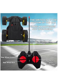 YelaJoy Remote Control Car, RC Cars Stunt Car Toys with Headlights, Double-Sided 360° Rotating, Outdoor RC Car Toy for Kids Age 3-8 Boys Girls Birthday Gift  - Image 4