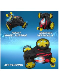 YelaJoy Remote Control Car, RC Cars Stunt Car Toys with Headlights, Double-Sided 360° Rotating, Outdoor RC Car Toy for Kids Age 3-8 Boys Girls Birthday Gift  - Image 3