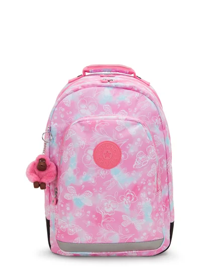 kipling Large backpack (with laptop protection) Female Garden Clouds Class Room