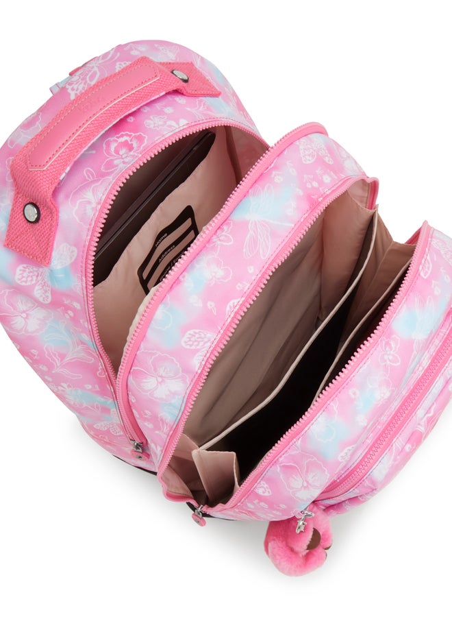 kipling Large backpack (with laptop protection) Female Garden Clouds Class Room - Image 3