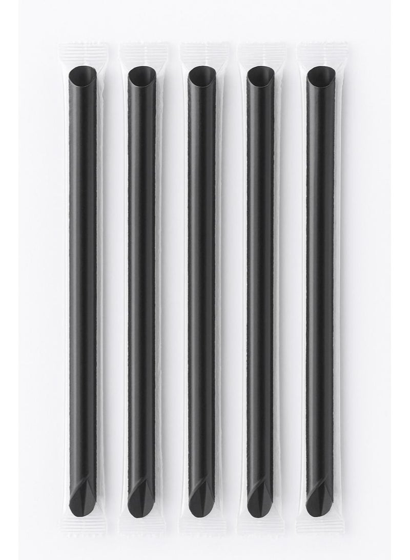 وين باك مصاصات شاي الفقاعات السوداء مغلفة بشكل فردي - 8 مم × 23 سم - 250 قطعة - Image 5