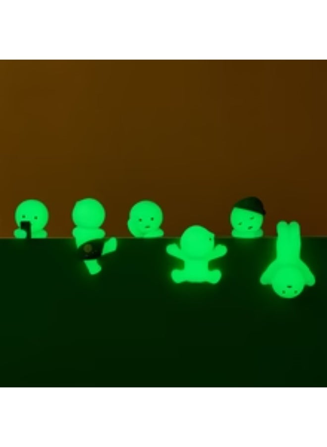 Smiski [1pc - High Quality] Smiski Hippers Series Glow-in-the-Dark Creature (Blind Box Edition) - Image 4