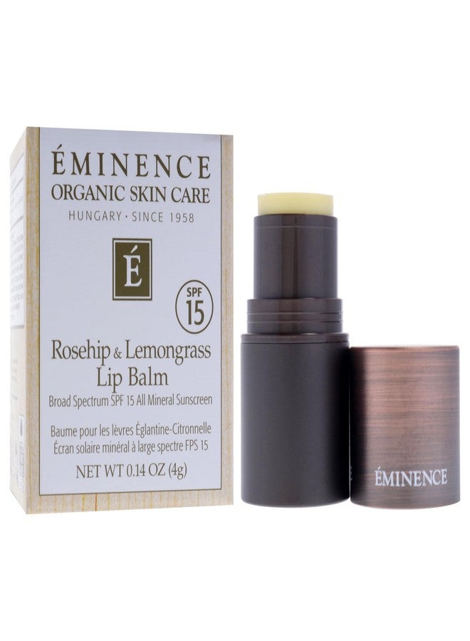EMINENCE Rosehip and Lemongrass Lip Balm SPF 15 by Eminence for Unisex - 0.14 oz Lip Balm - Image 3