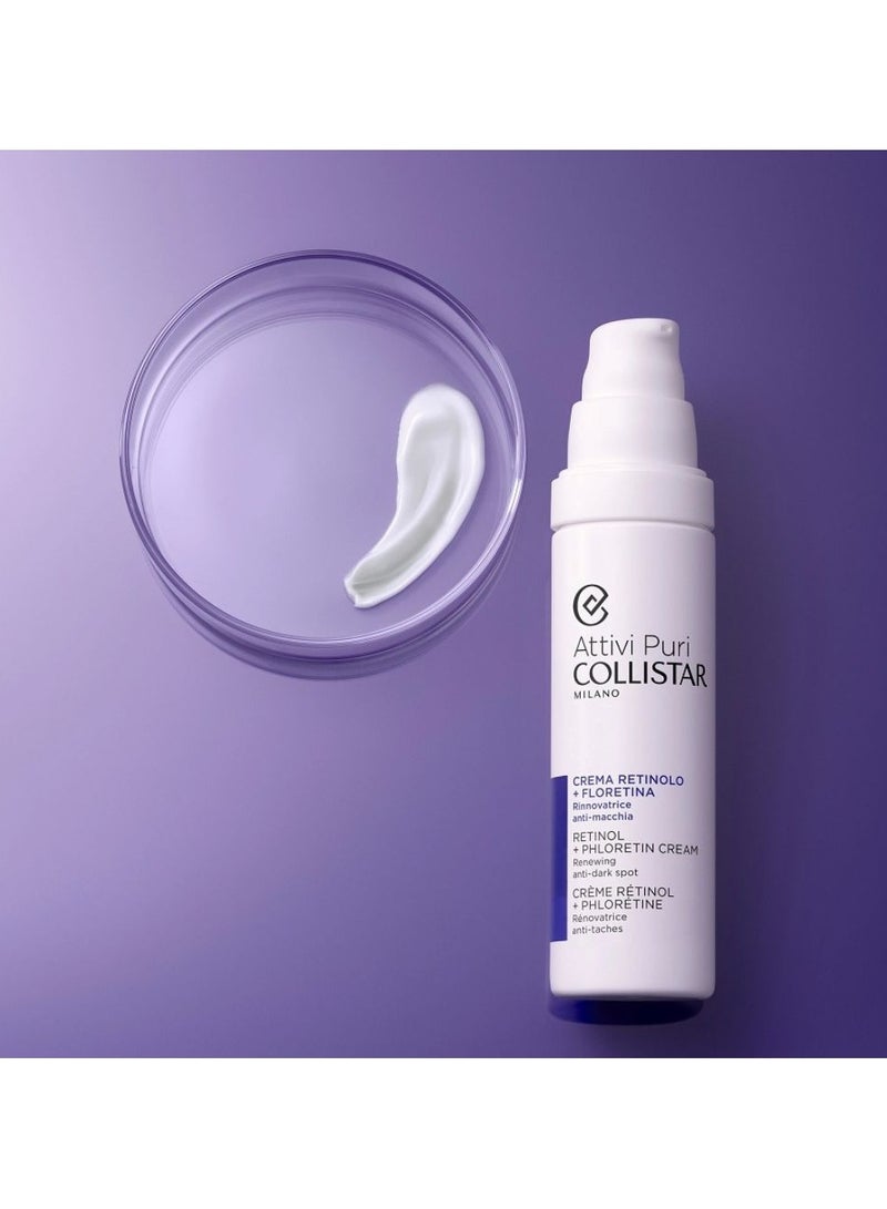 COLLISTAR Collistar Attivi Puri Retinol + Phloretin Cream Renewing Anti-Dark Spot 50ml  - Image 3