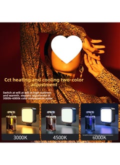 General Fill Light Mini Portable Selfie Clip Mobile Phone Live Slr Camera Photo Video Beauty RGB Full Color Led-Specifications:【rgb Full Color Model】 Fill Light + Hot Shoe + Clip  - Image 4