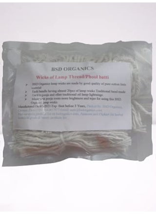 BSD Organics Wicks of Lamp ThreadPhool battivilakku thiri 40 Bundles - pzsku/ZA4C253AE2E3DD5CD7E3DZ/45/1748264717/de5119eb-7e41-4b20-9980-4a20f0233015