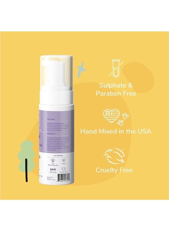 Kin+Kind - Waterless Dry Shampoo for Dogs - Rinse-Free, Eliminate Itch and Odor, Natural Formula with Witch Hazel, Coconut Oil, Olive Oil and Lavender - Made in USA - Image 1