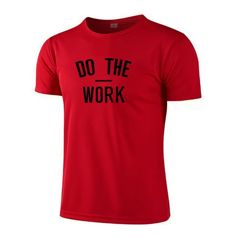 Muscle Sports short sleeve men''s slim fit clothes quick-drying mesh fitness T-shirt basketball professional running training clothes - Image 5