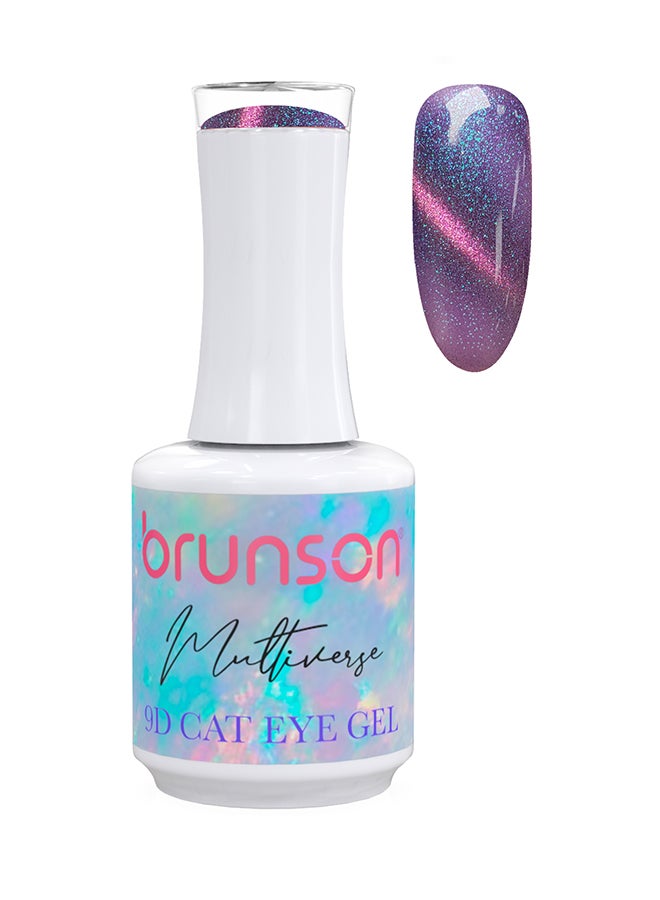 Multiverse 9D Cat Eye Gel Polish Galaxy Magnetic UV LED Gel Nail polish 18ml Chameleon Magnetic Gel Soak Off UV LED Gelish Polish D04N