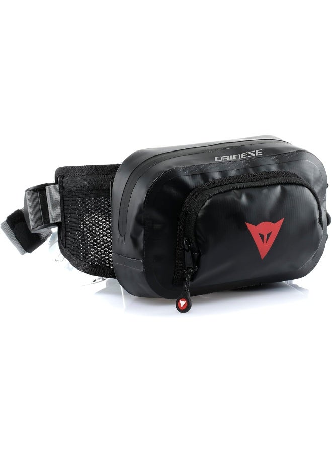 Dainese - Explorer Waist Bag 1.8L, Waterproof Bag, For Men And Women, Black
