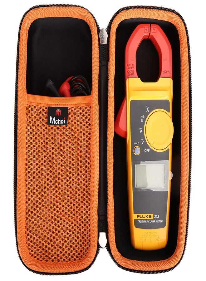 Mchoi Hard Carrying Case Fits for Fluke 323/324/325 Clamp Multimeter AC-DC TRMS, Case Only - Image 1