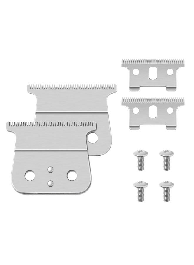 Perfitech 2 Pack T Outliner Blades fits for Andis T Outliner, G, GO, GTO, GTX, Headliner LS2, LS3 Replacement - Image 1