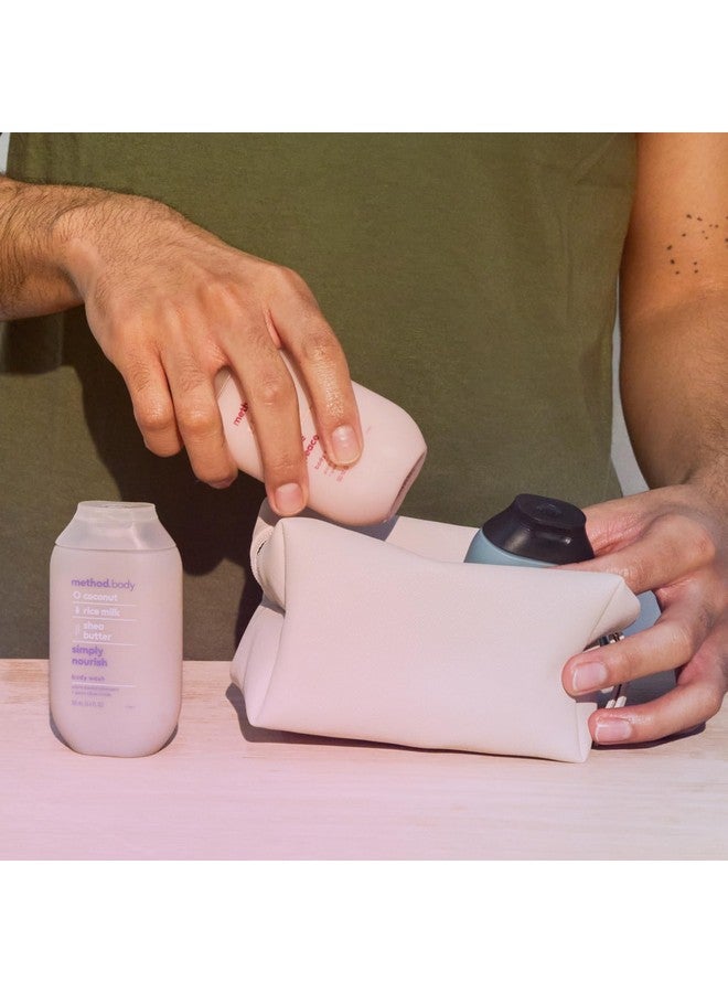 ميثود مجموعة هدايا غسول الجسم من ميثود، بيور بيس، سيمبلي نوريش، وسي + سيرف، زجاجات بحجم السفر 3.4 أونصة - Image 5