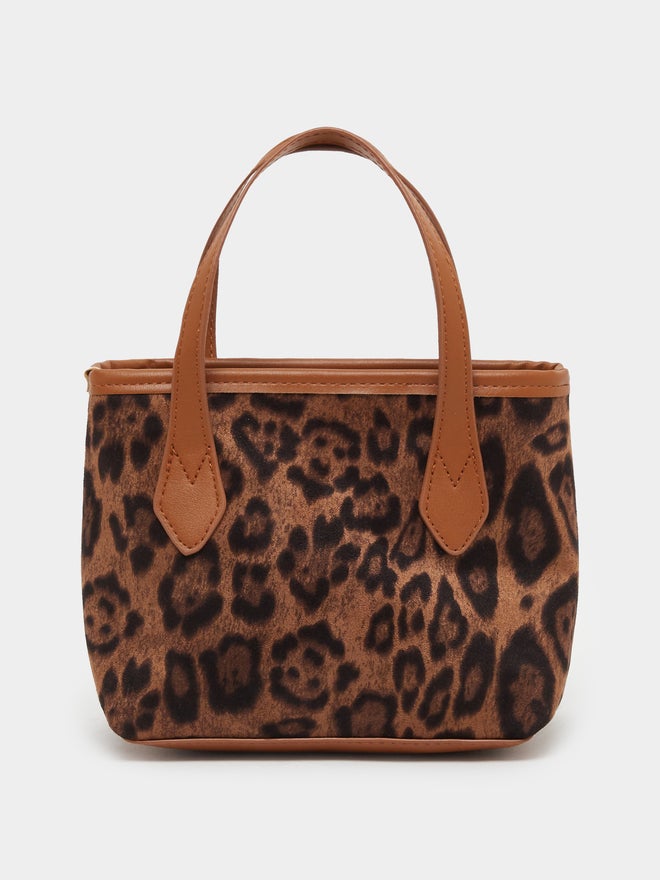 Styli Styli Leopard Print Handbag with Adjustable Strap  - Image 4