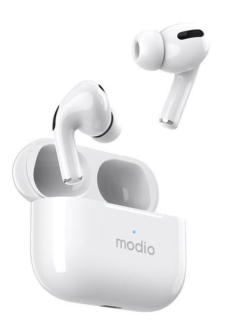 ME8 Wireless Earphones – True Wireless Stereo (TWS) Bluetooth 5.3 Headset with Noise Isolation, Touch Controls, Charging Case & Built-In Mic – Lightweight Earbuds for Android, iOS & Tablets – HD Sound & Stable Connectivity – Includes Free Carry Case