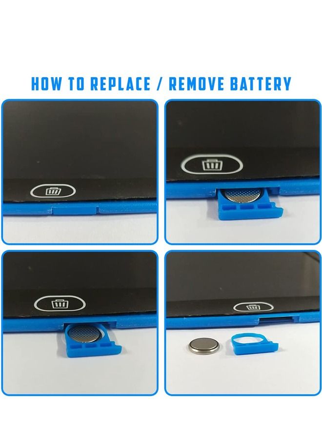 PADOM بادوم لوح كتابة LCD هدية عيد ميلاد للأولاد والبنات 8.5 بوصة لوح رقمي لتعلم الأطفال ألعاب تعليمية رسم لوح رسم ذكي محمول - Image 5