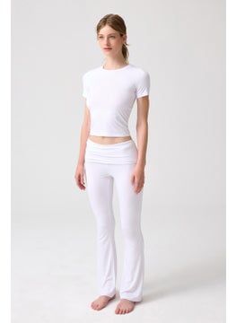 Los Ojos x Melodi White Fitted T-Shirt Short Fitted  - Image 4
