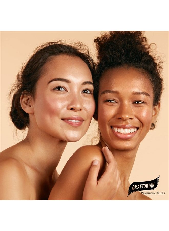Graftobian HD Glamour Crème Foundation 1/2oz, Weightless Full Coverage Makeup, 65 Inclusive Shades, For All Skin Types, Natural or Full-Glam Looks, For Professionals and Beginners, Golden Sunset - Image 4