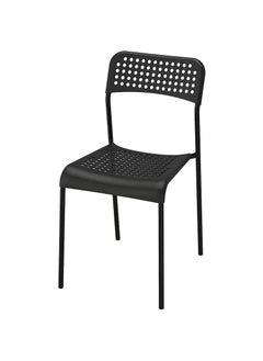 Chairs - Durable Chairs - Dining Chairs - Lightweight Chairs Black (Tested for: 110 kg) Steel & Polypropylene Plastic (Set of 4) - pzsku/ZA4C30D2CD365007530CEZ/45/_/1736185717/7b925560-3927-4a97-9171-f30e58d8edec